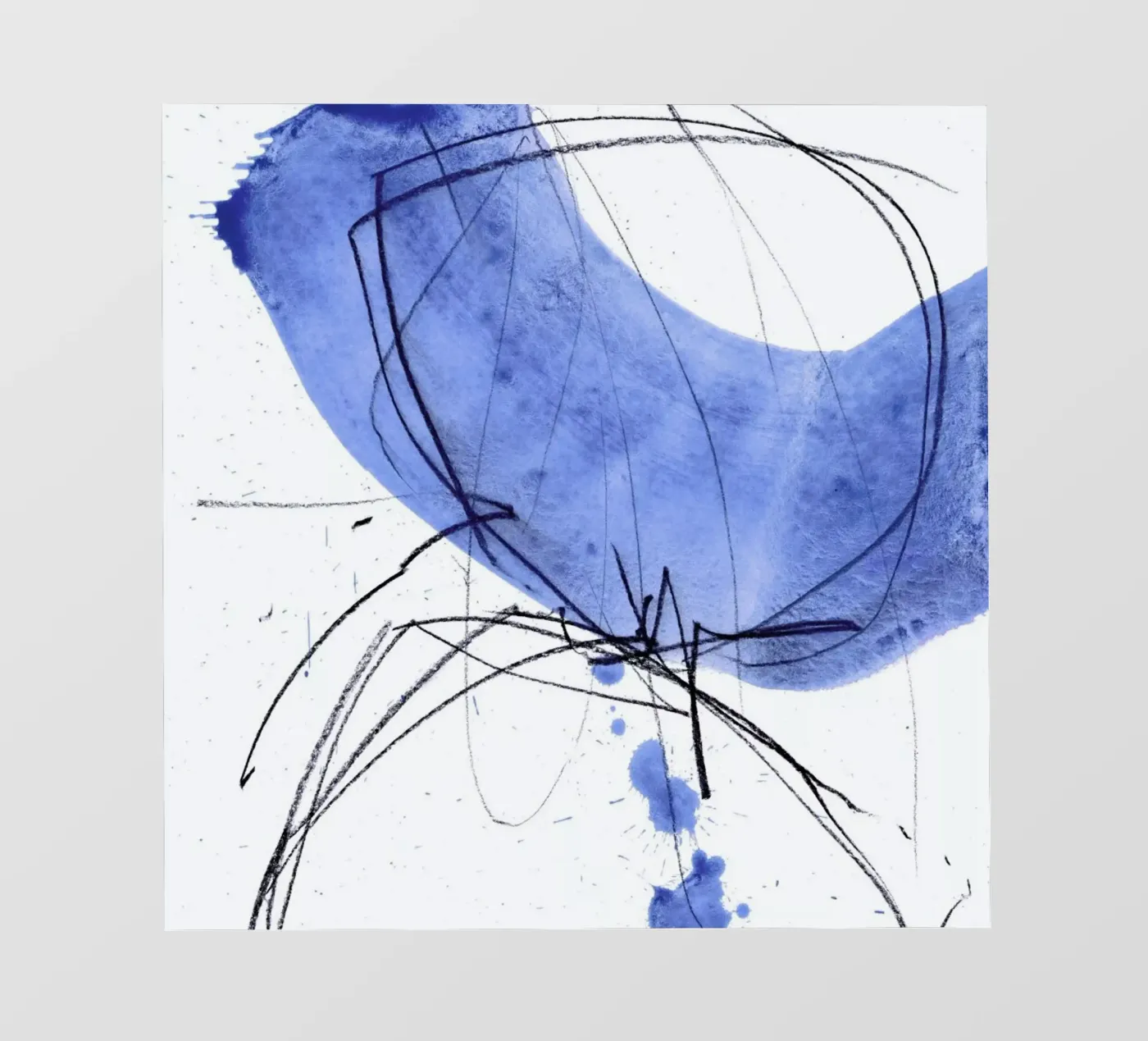 Blue pellicola backlit da IRIS LEHNHARDT FINE ART