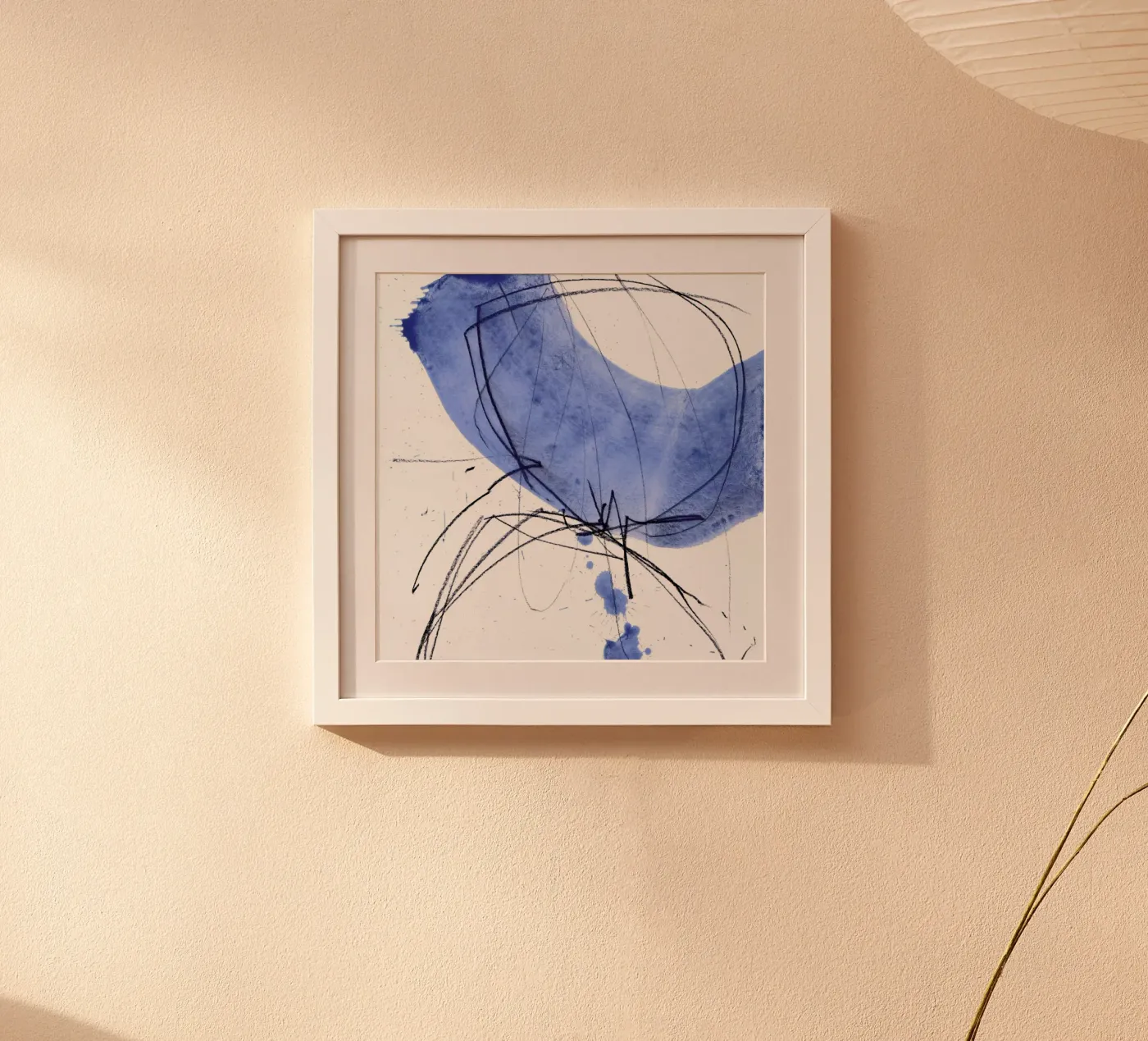 Blue poster de IRIS LEHNHARDT FINE ART