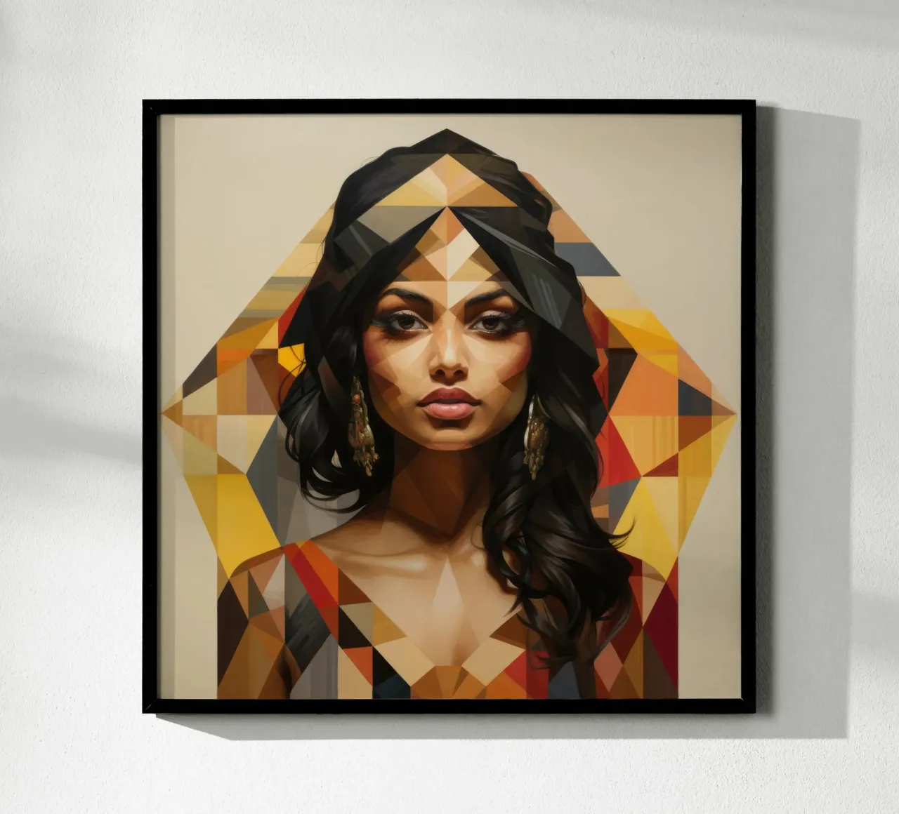 Donna indiana geometrica carta hahnemühle da Artful Muse