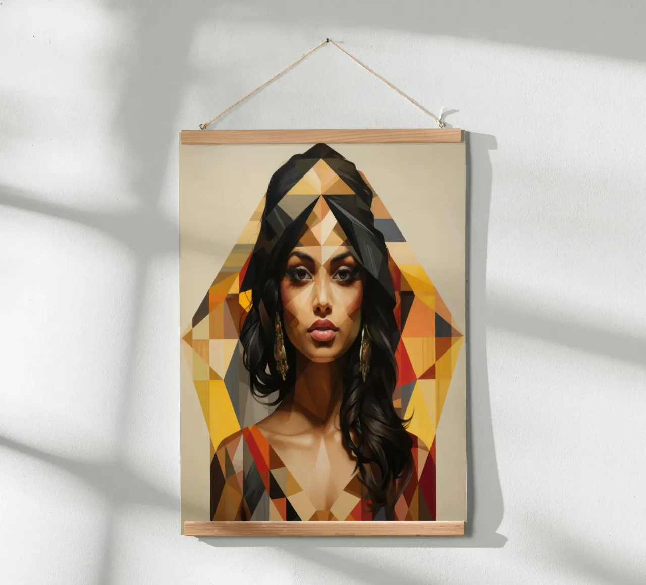 Donna indiana geometrica carta hahnemühle da Artful Muse