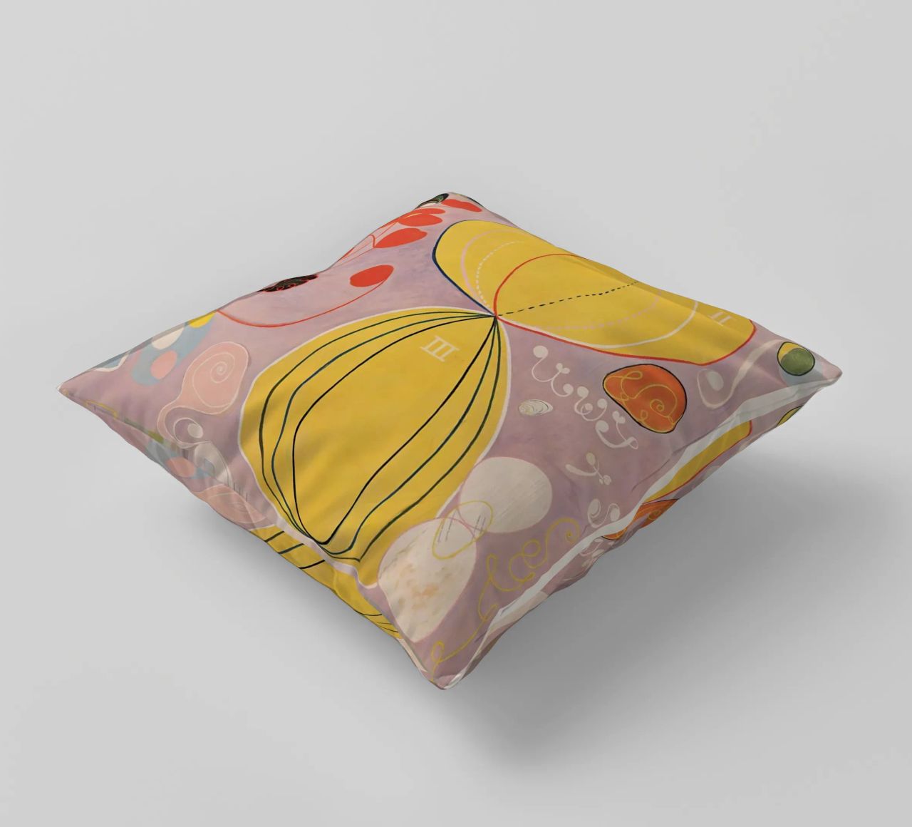 I Had No Idea What The Picture Would Depict decorative cushion by Mirei Aguerro