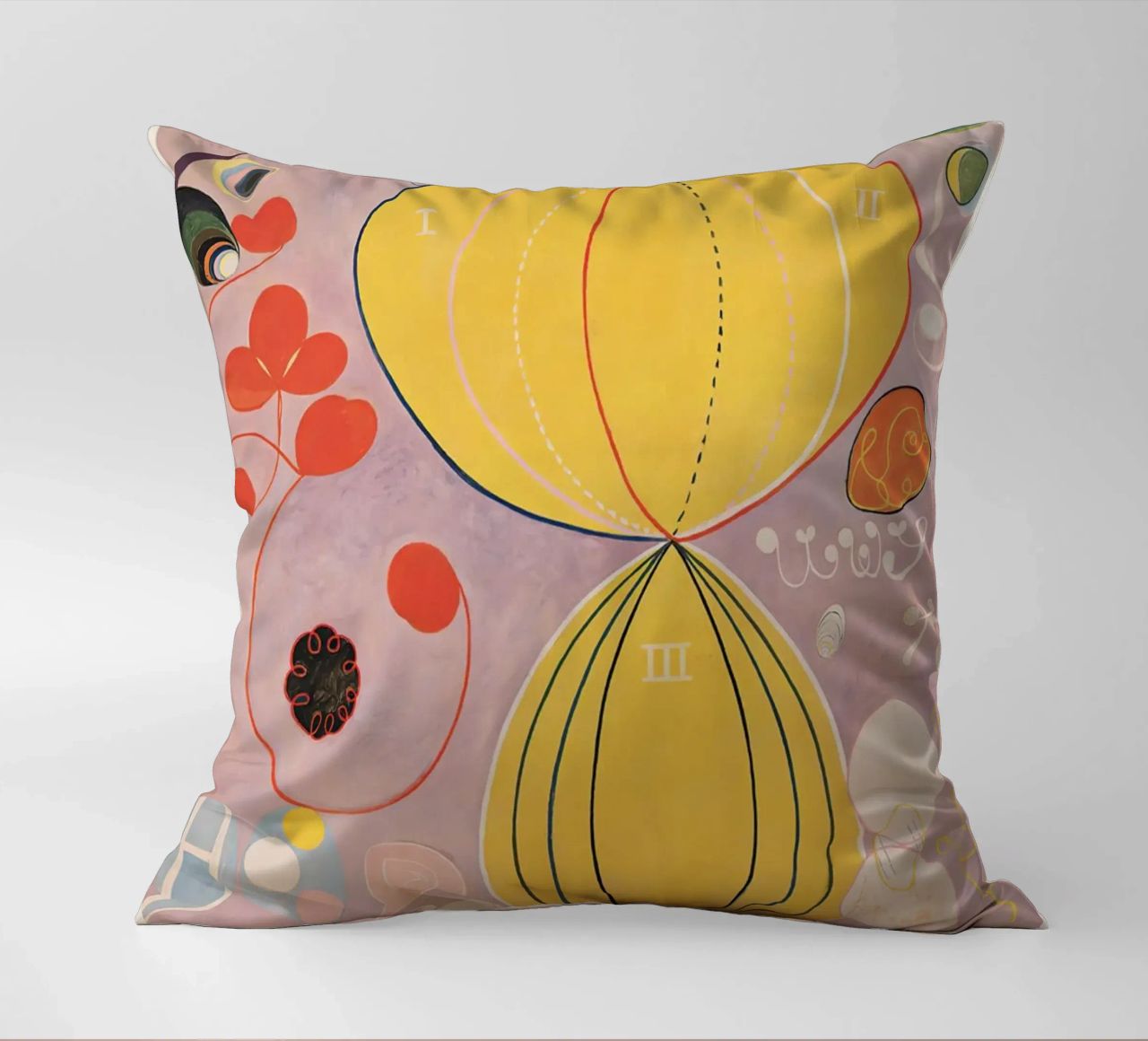 I Had No Idea What The Picture Would Depict decorative cushion by Mirei Aguerro