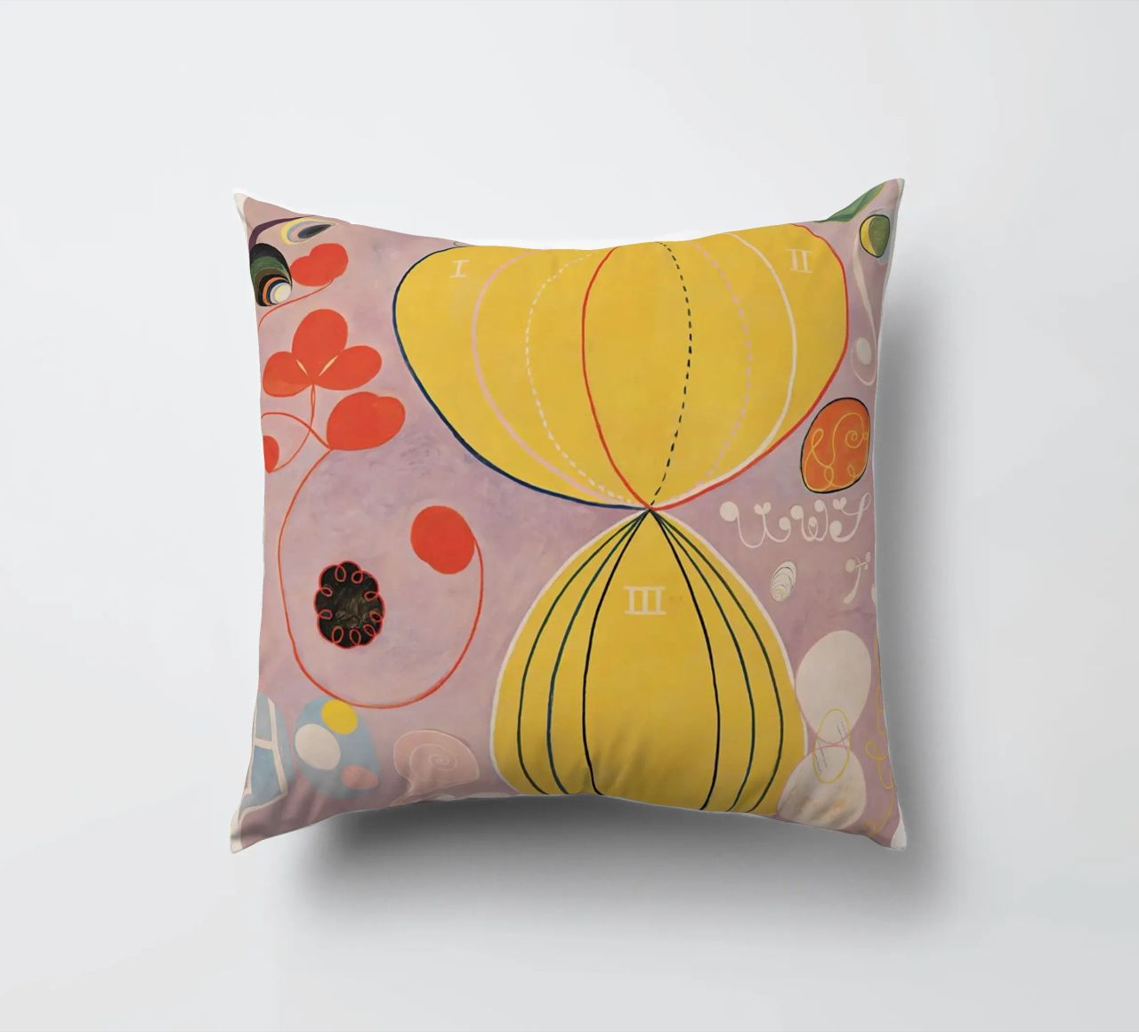 I Had No Idea What The Picture Would Depict decorative cushion by Mirei Aguerro
