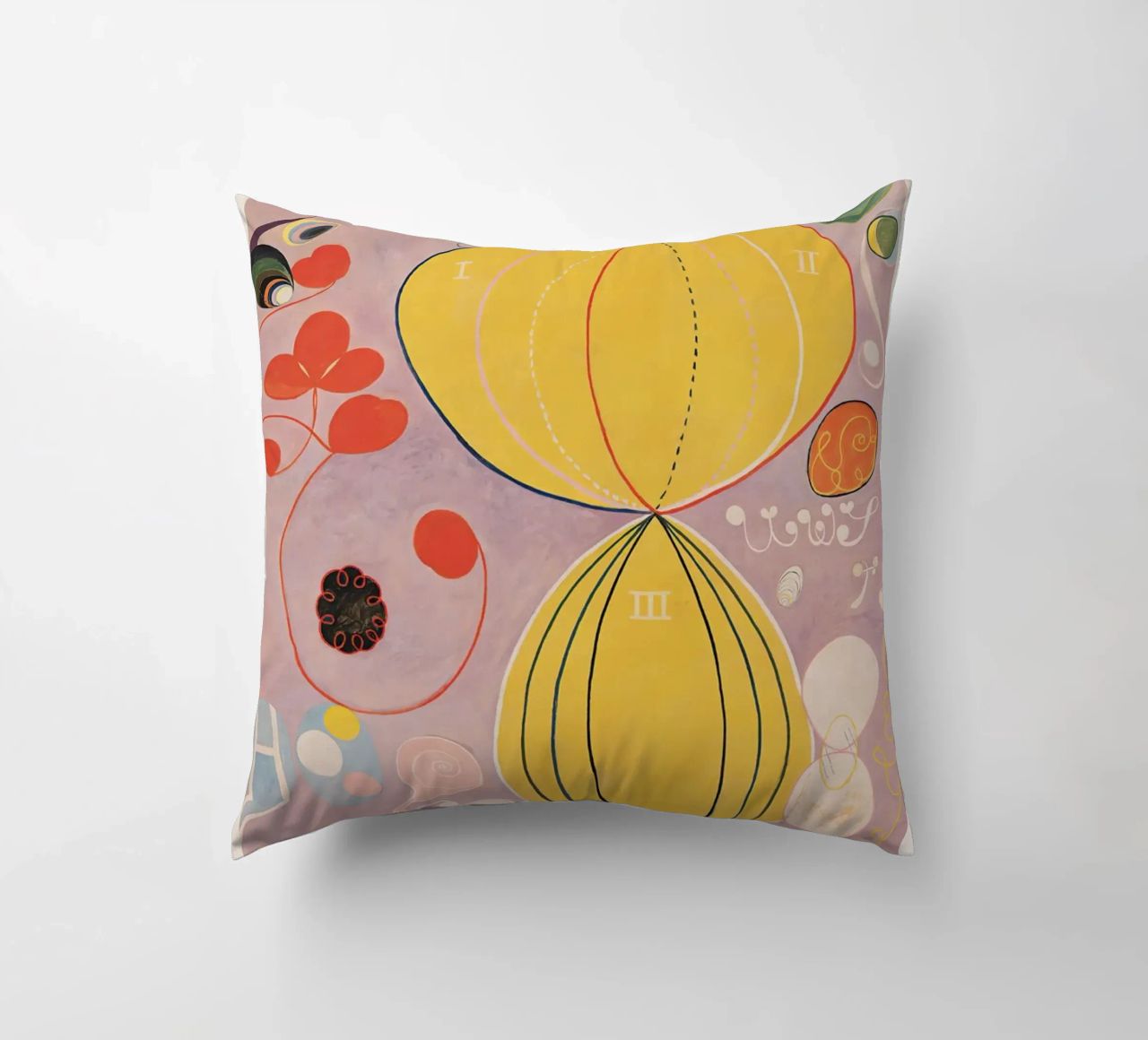 I Had No Idea What The Picture Would Depict decorative cushion by Mirei Aguerro