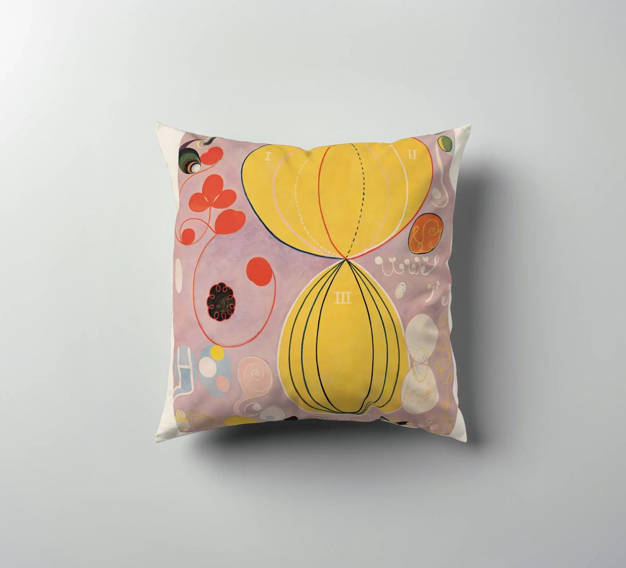 I Had No Idea What The Picture Would Depict decorative cushion by Mirei Aguerro