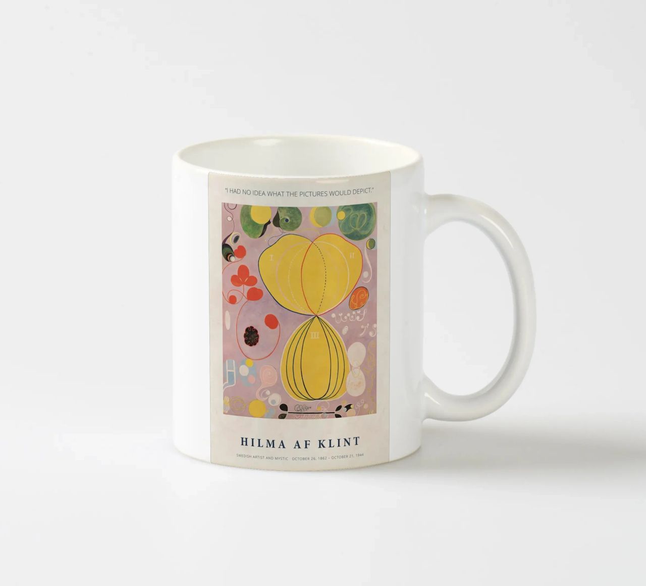 I Had No Idea What The Picture Would Depict ceramic mug by Mirei Aguerro