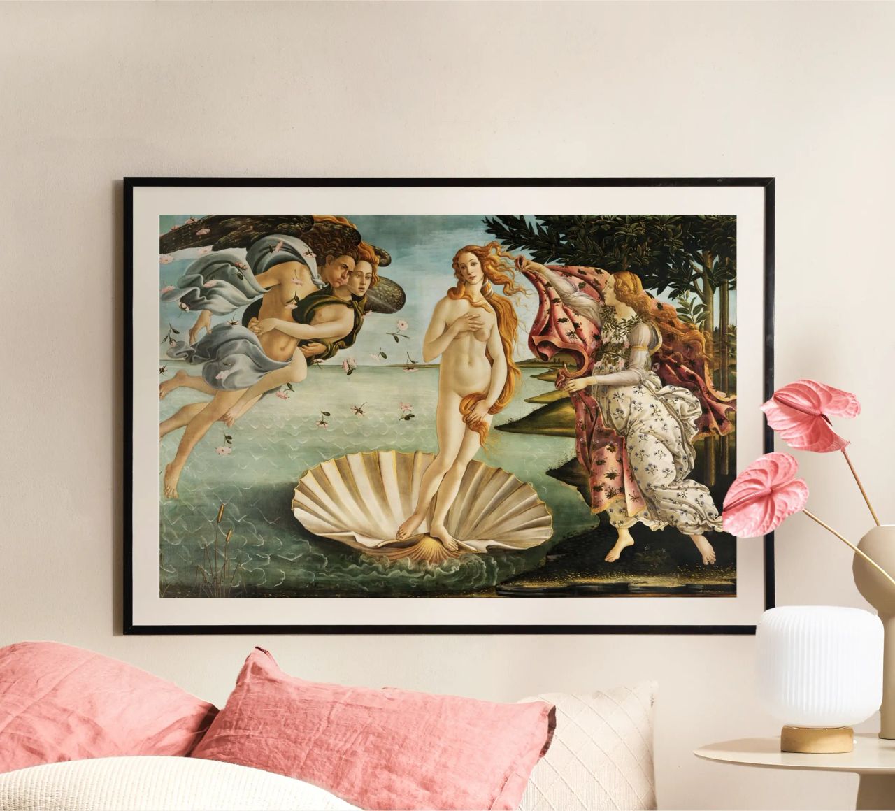 Sandro Botticelli - Die Geburt der Venus Poster von Analic