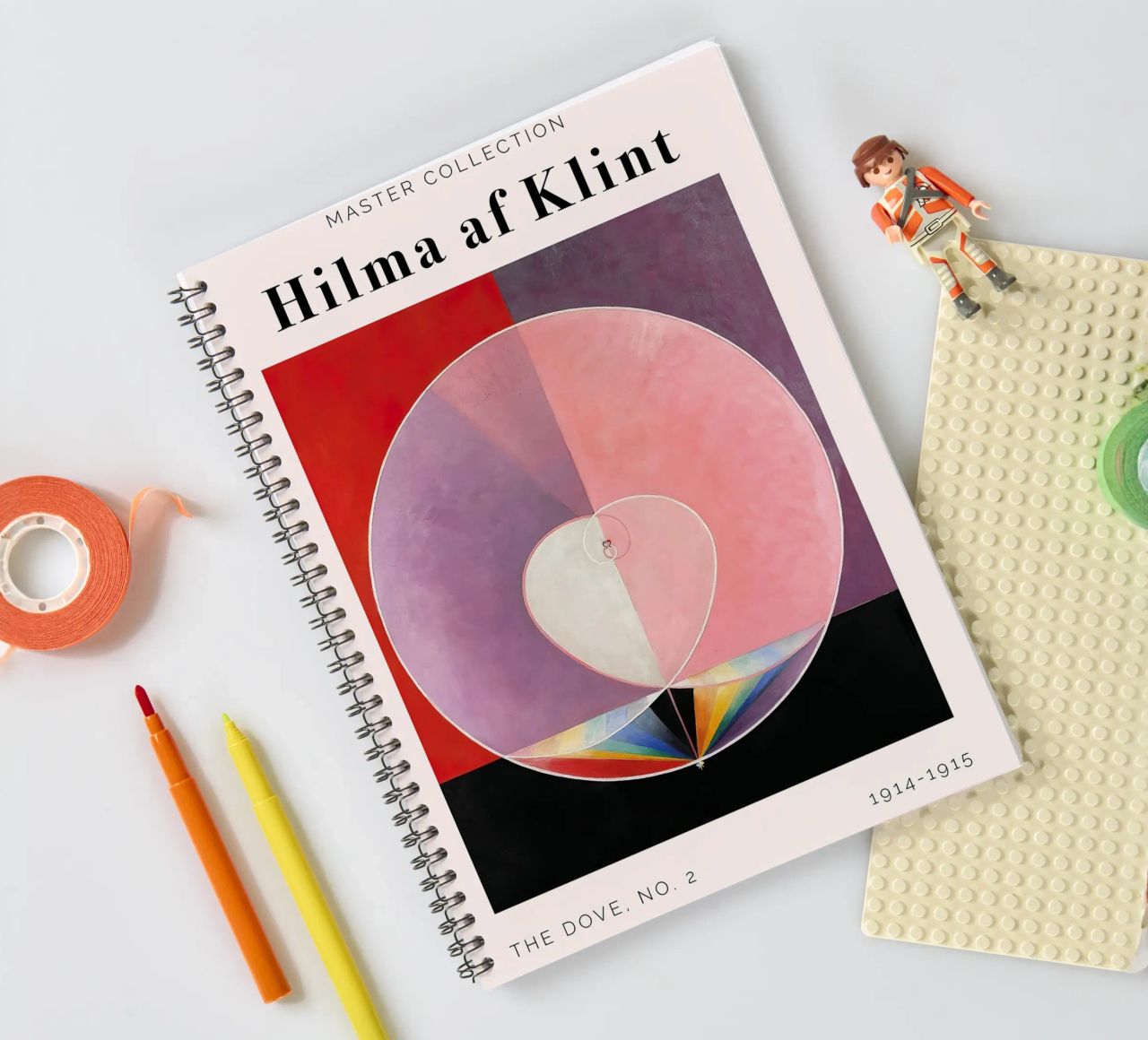 Hilma Af Klint The Dove No.2 spiral notebook by Mirei Aguerro