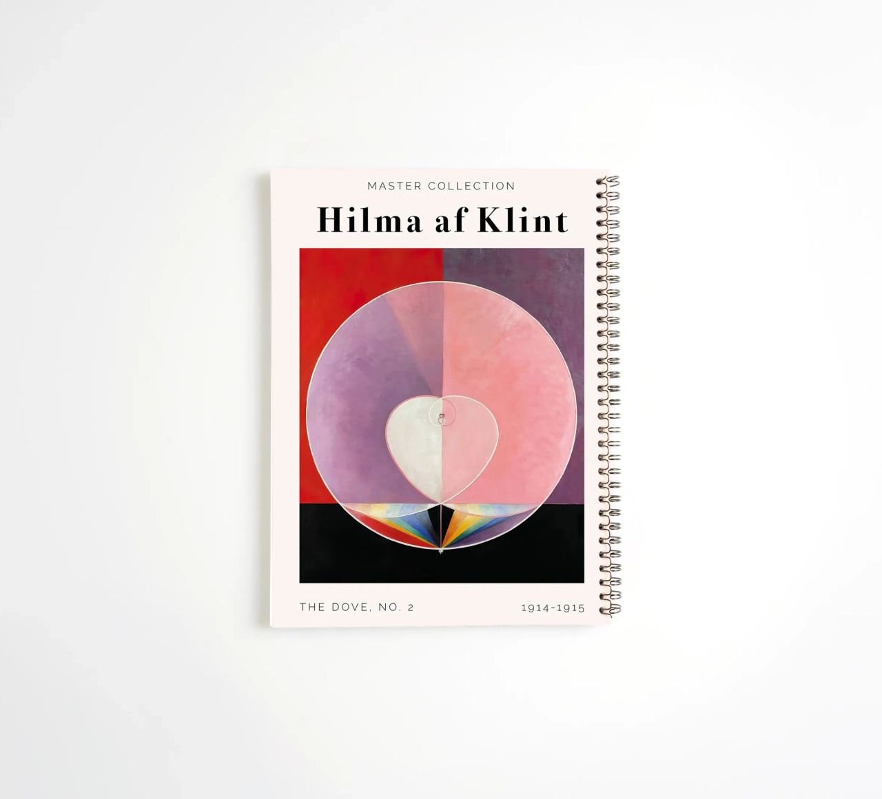 Hilma Af Klint The Dove No.2 spiral notebook by Mirei Aguerro