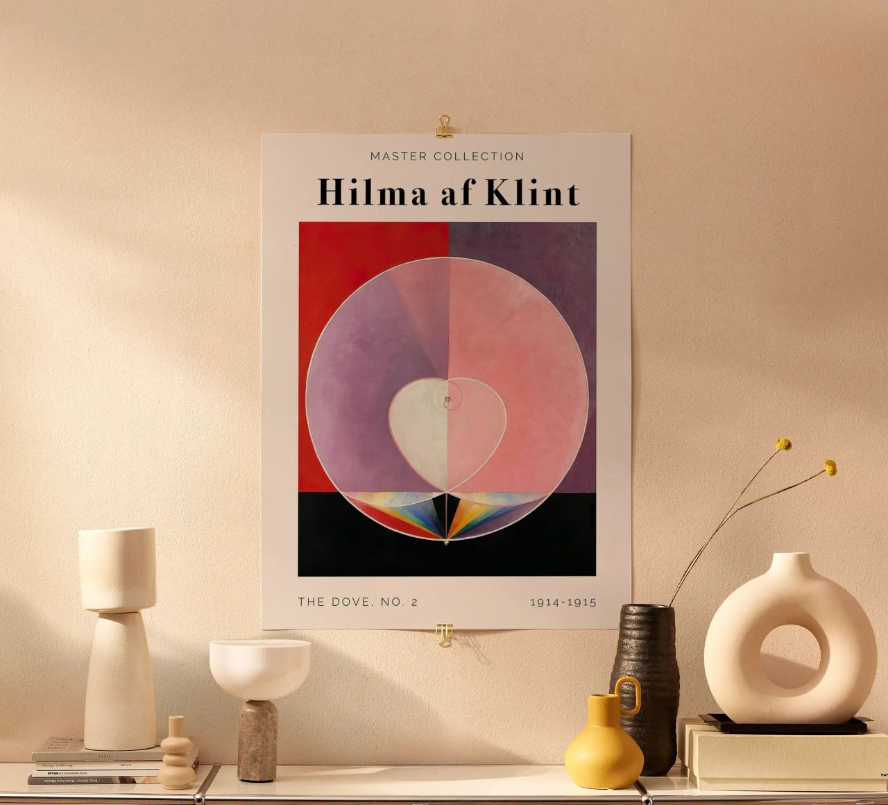 Hilma Af Klint The Dove No.2 poster by Mirei Aguerro