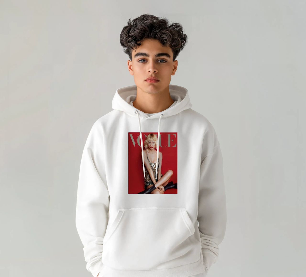 Vogue Swift rosso felpa con cappuccio da AARON