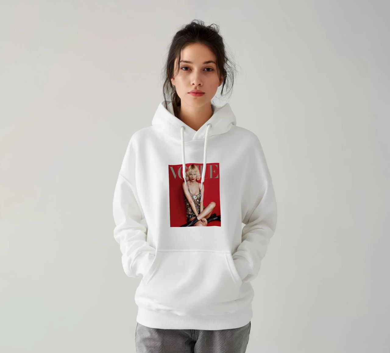 Vogue Swift rosso felpa con cappuccio da AARON