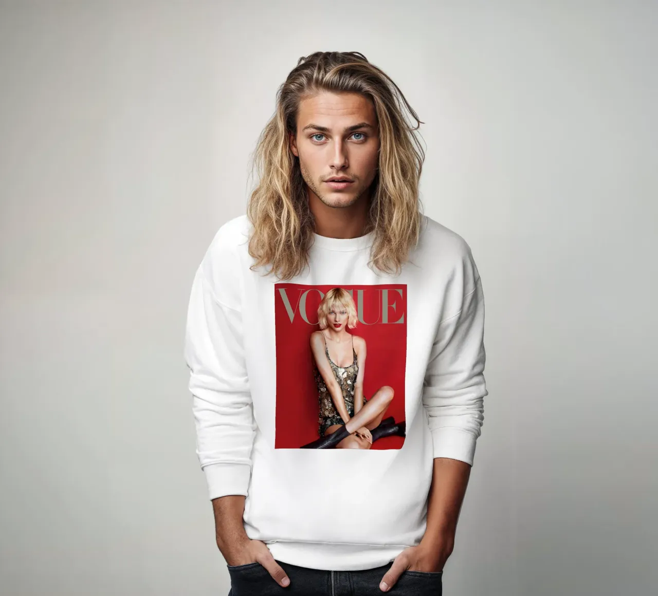 Roter Vogue-Segler Sweatshirt von AARON