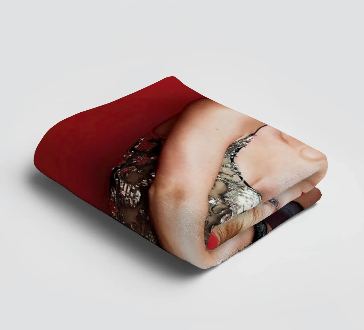Vogue Swift rosso asciugamano da bagno da AARON