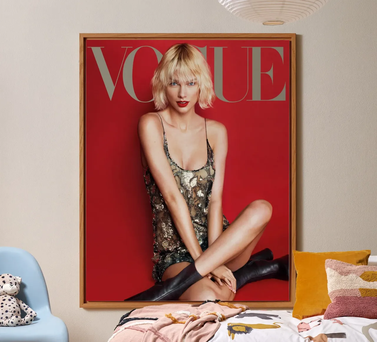 Vogue Swift rosso alluminio dibond da AARON