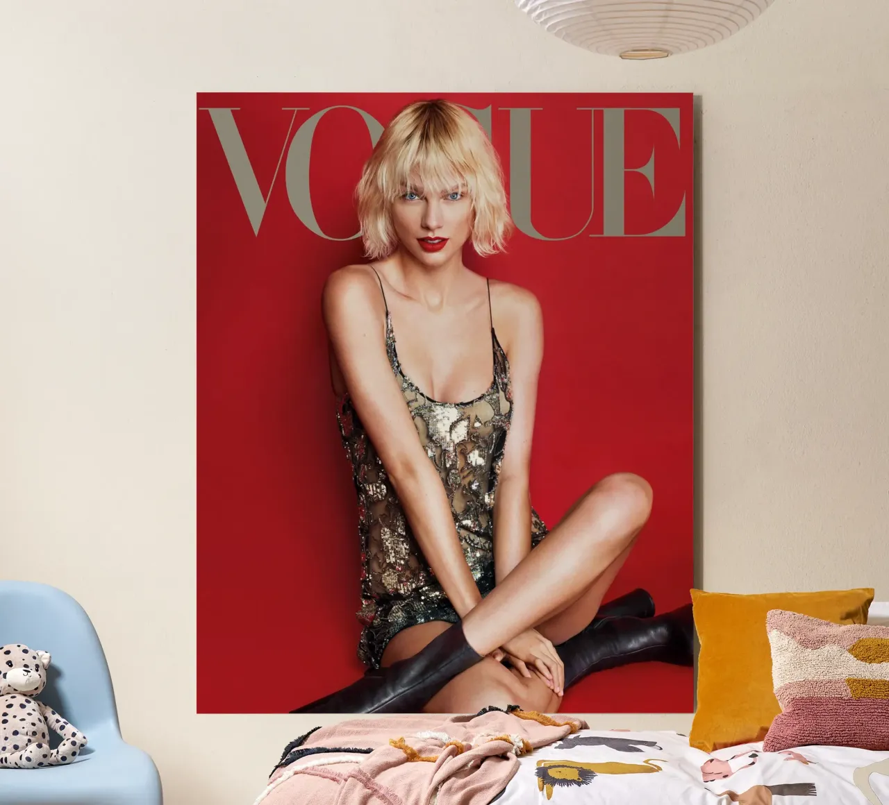 Vogue Swift rosso alluminio dibond da AARON