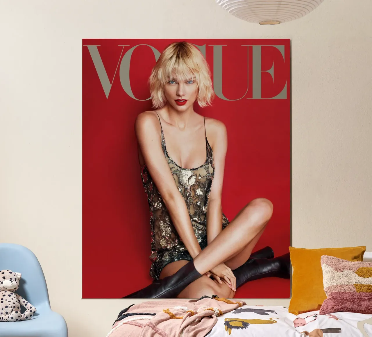 Vogue Swift rosso carta hahnemühle da AARON