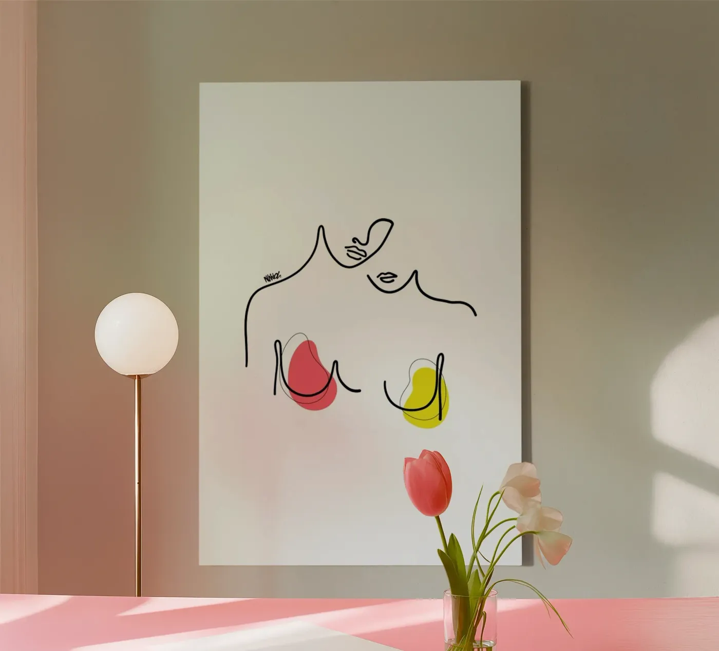 Loving canvas van Ninhol