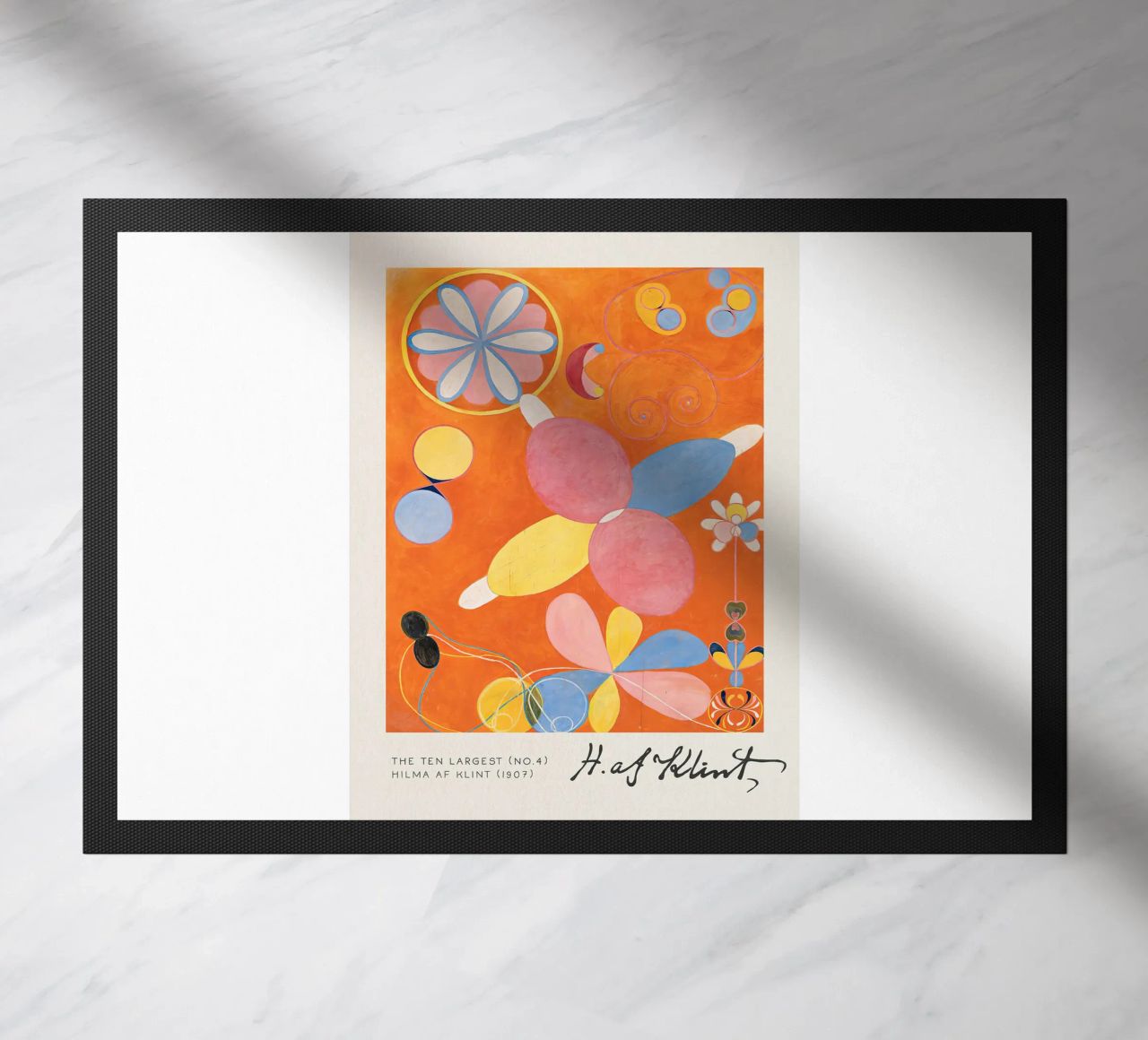 Hilma Af Klint - I dieci più grandi (n. 4) zerbino da Mirei Aguerro