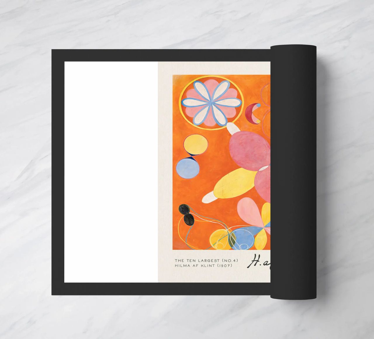 Hilma Af Klint - I dieci più grandi (n. 4) zerbino da Mirei Aguerro