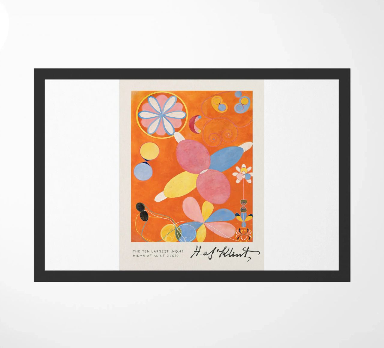 Hilma Af Klint - I dieci più grandi (n. 4) zerbino da Mirei Aguerro