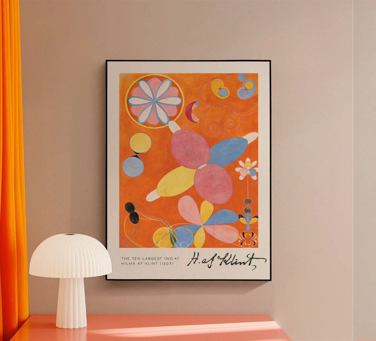 Hilma Af Klint - I dieci più grandi (n. 4) plexiglass da Mirei Aguerro