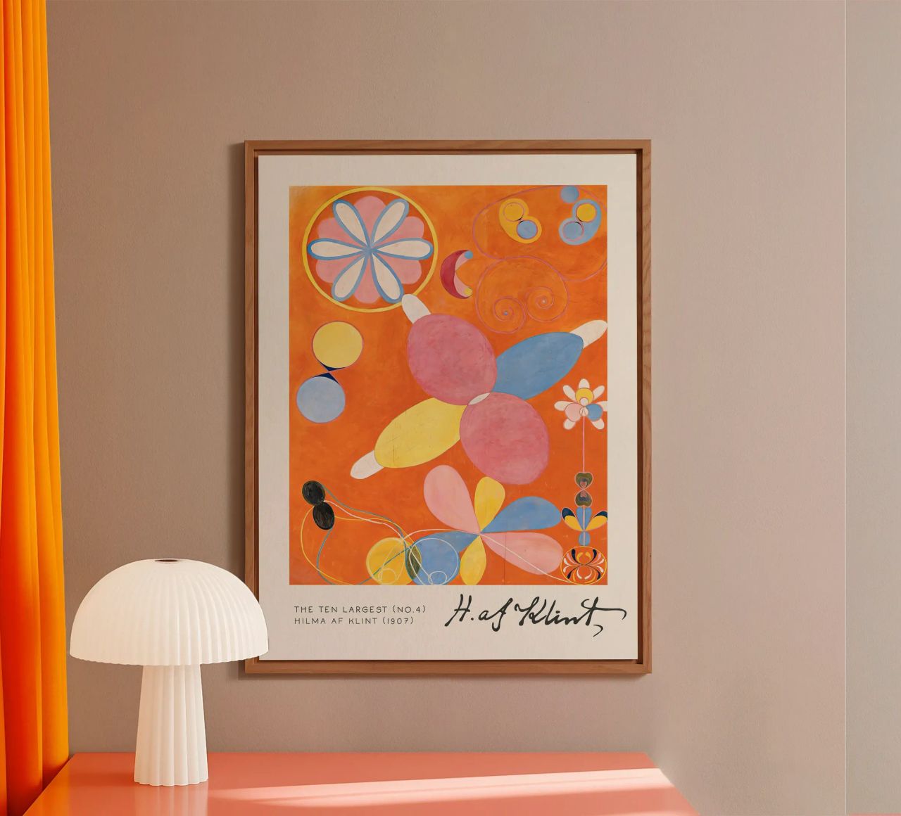 Hilma Af Klint - I dieci più grandi (n. 4) alluminio dibond da Mirei Aguerro