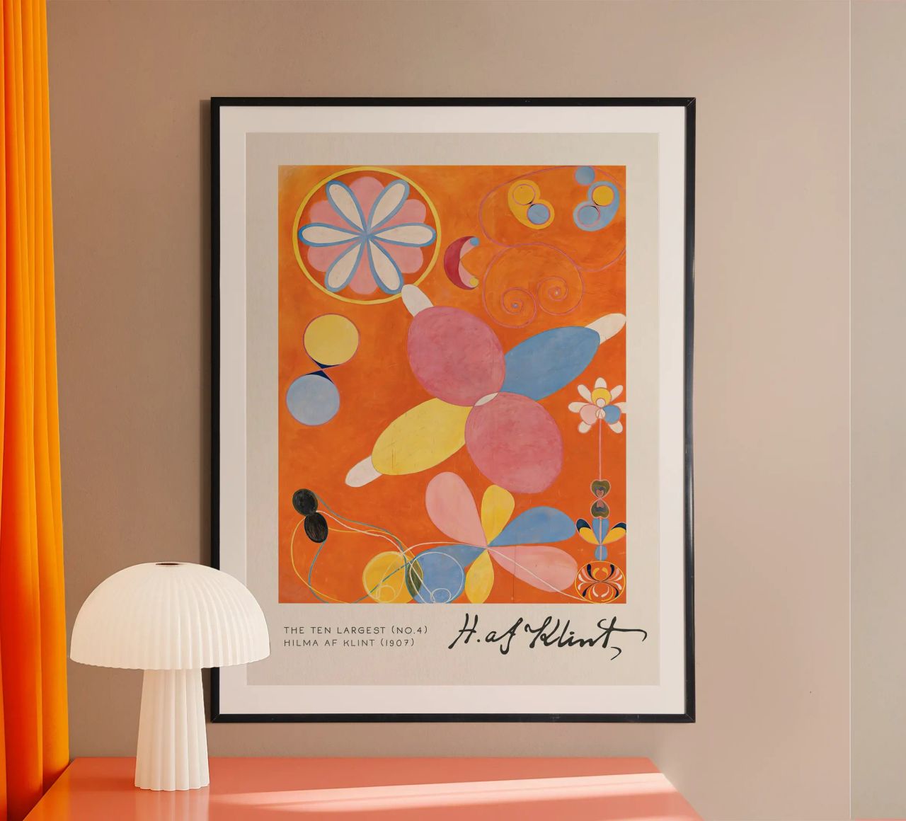 Hilma Af Klint - I dieci più grandi (n. 4) carta hahnemühle da Mirei Aguerro