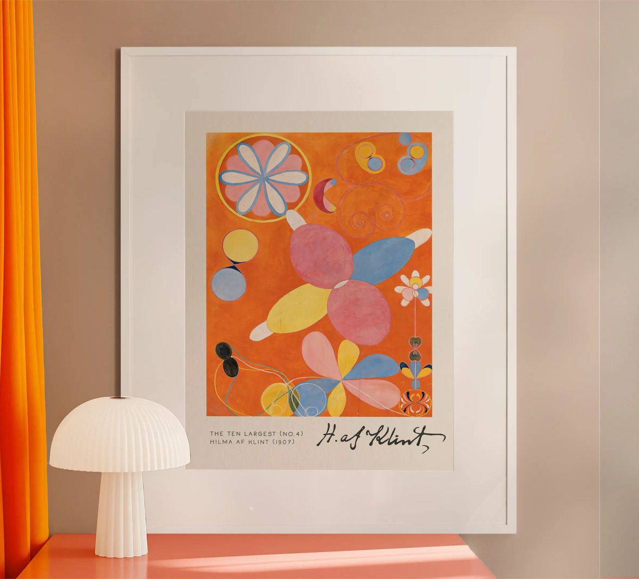 Hilma Af Klint - I dieci più grandi (n. 4) carta hahnemühle da Mirei Aguerro