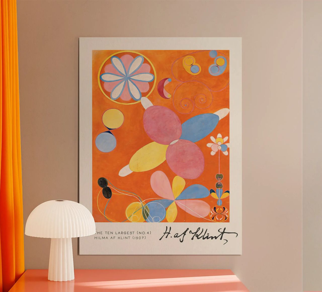 Hilma Af Klint - I dieci più grandi (n. 4) carta hahnemühle da Mirei Aguerro