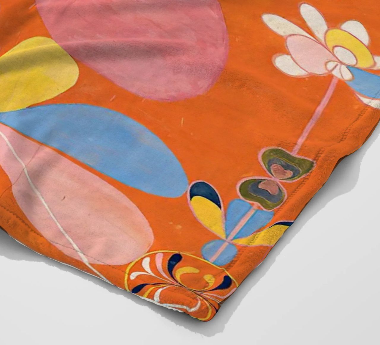 Hilma Af Klint - I dieci più grandi (n. 4) coperta in pile da Mirei Aguerro
