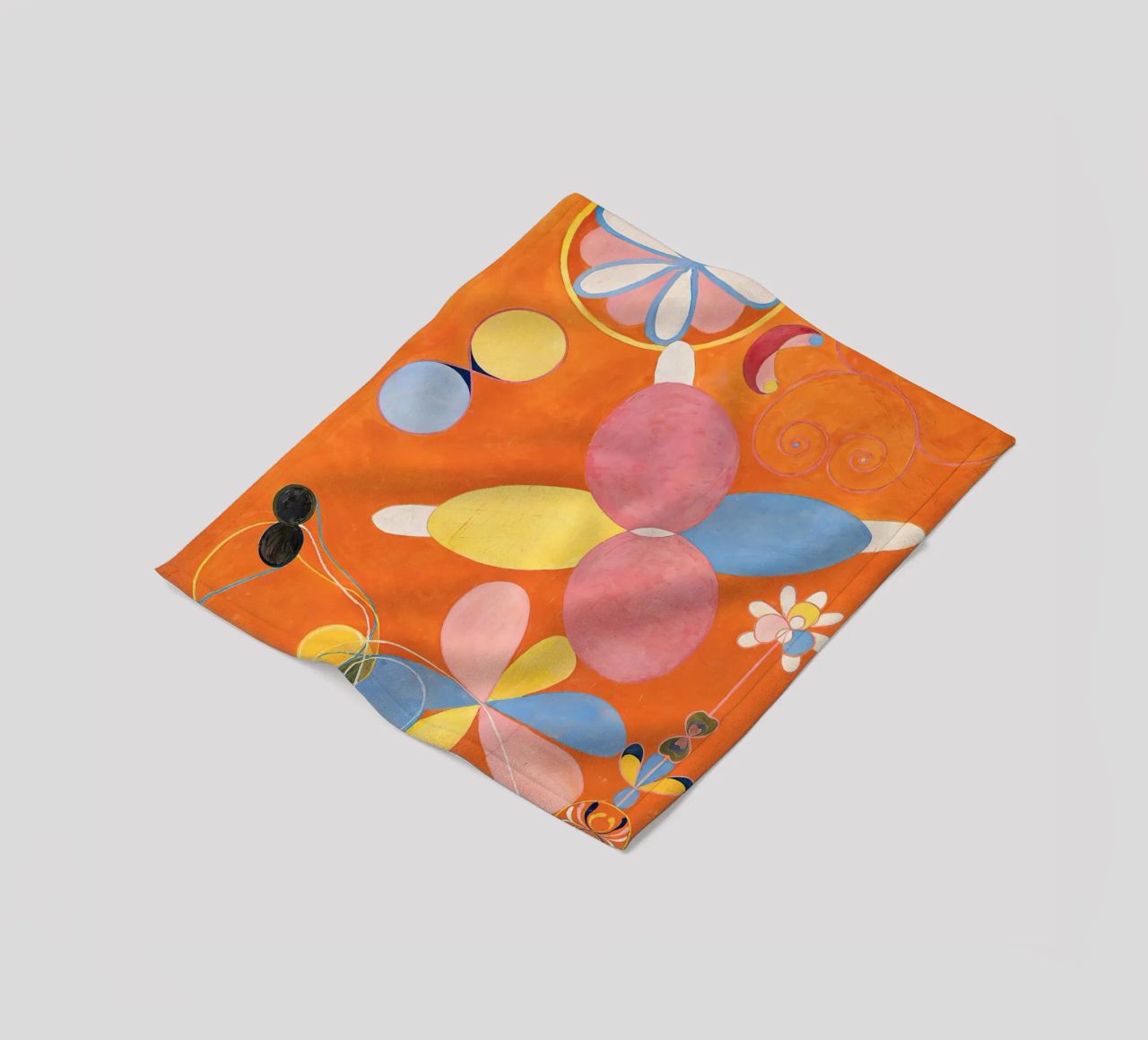 Hilma Af Klint - I dieci più grandi (n. 4) coperta in pile da Mirei Aguerro