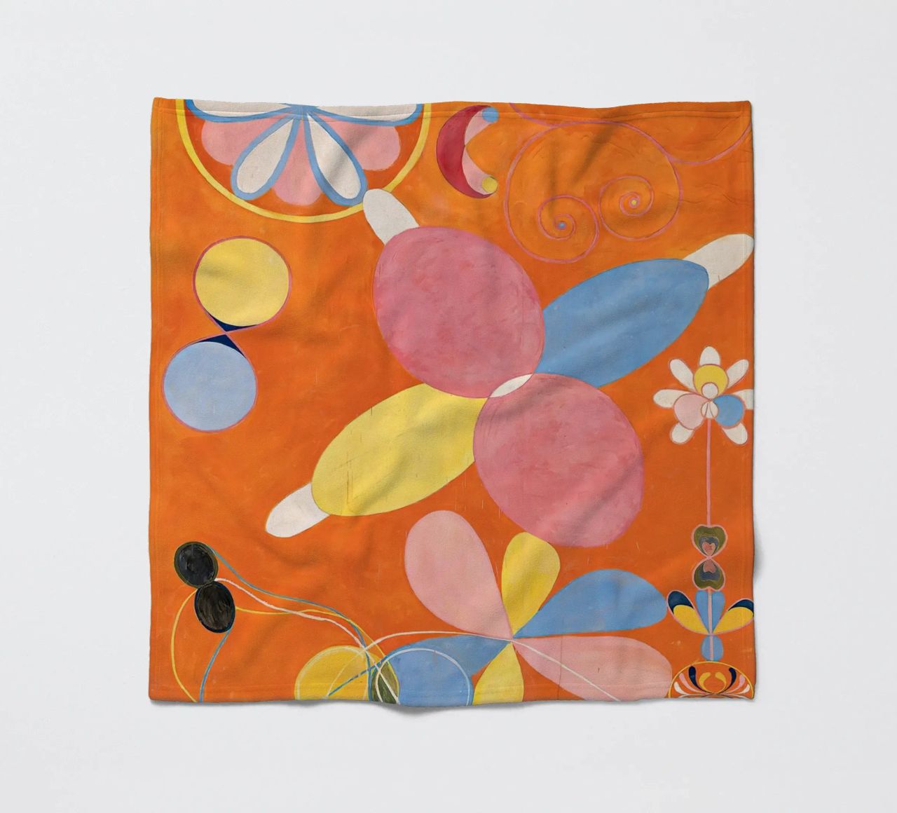Hilma Af Klint - I dieci più grandi (n. 4) coperta in pile da Mirei Aguerro