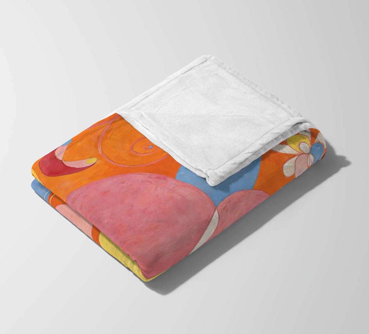 Hilma Af Klint - I dieci più grandi (n. 4) coperta in pile da Mirei Aguerro