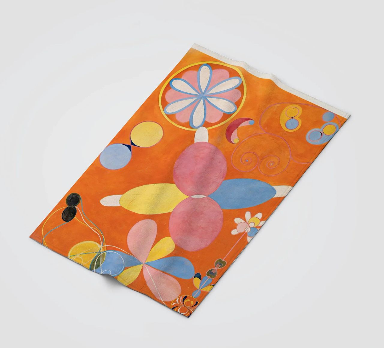 Hilma Af Klint - I dieci più grandi (n. 4) coperta in pile da Mirei Aguerro