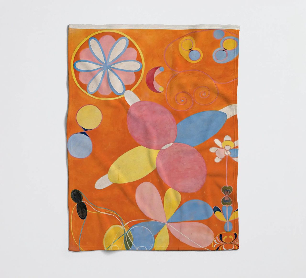 Hilma Af Klint - I dieci più grandi (n. 4) coperta in pile da Mirei Aguerro