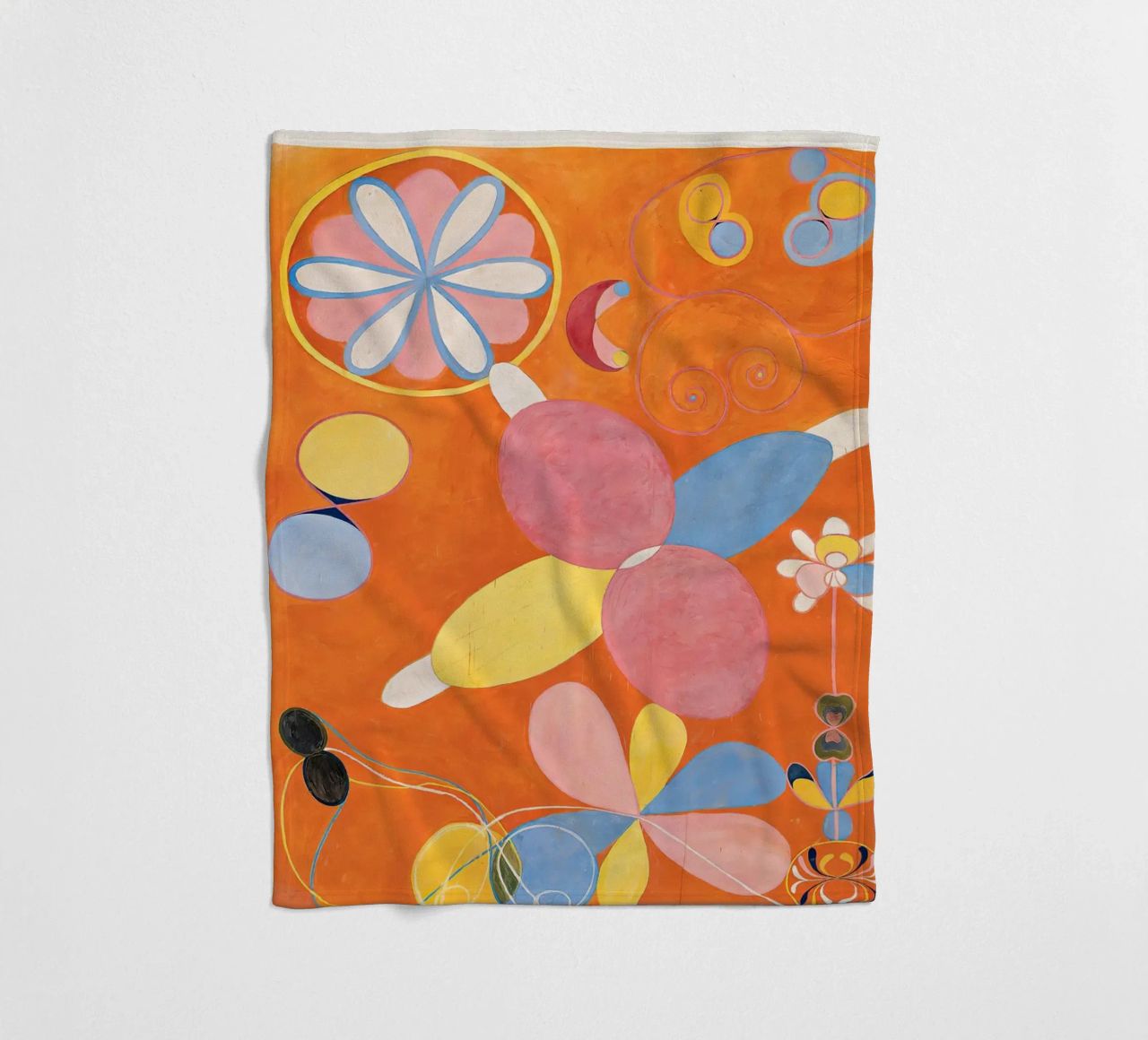 Hilma Af Klint - I dieci più grandi (n. 4) coperta in pile da Mirei Aguerro
