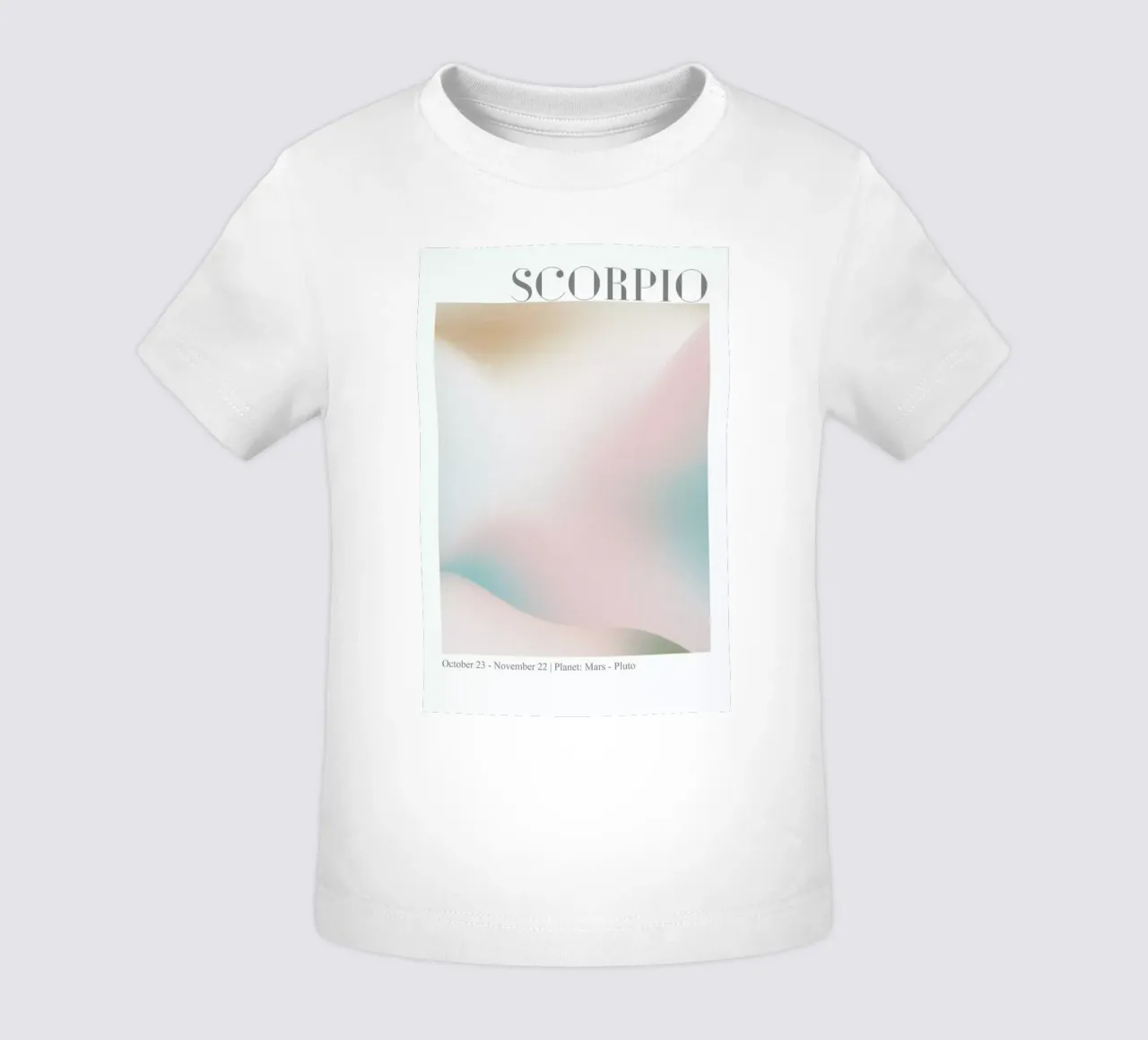 Scorpio Abstract Aura maglietta neonato da cafelab