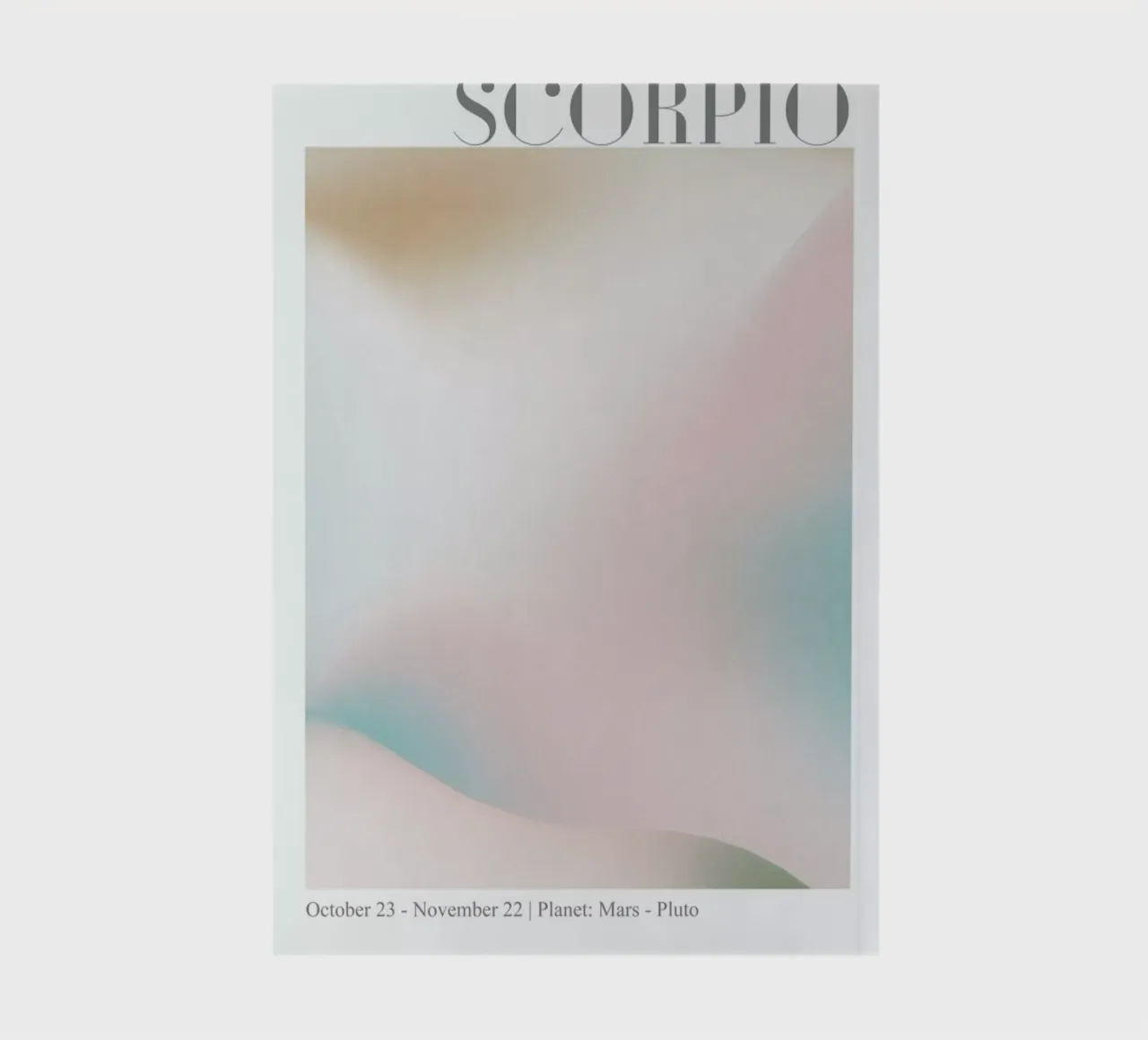 Scorpio Abstract Aura notebook by cafelab