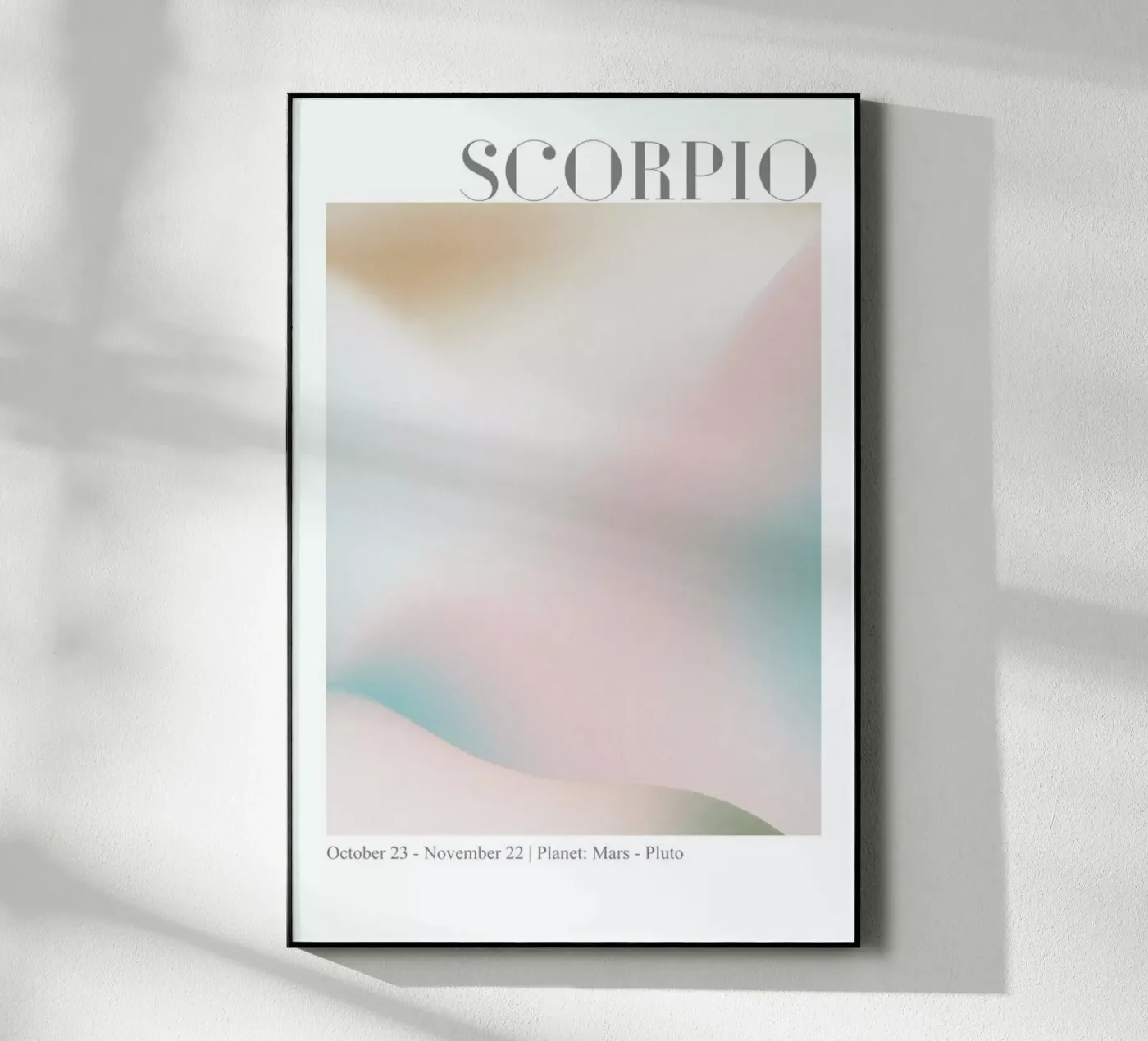 Scorpio Abstract Aura plexiglass da cafelab