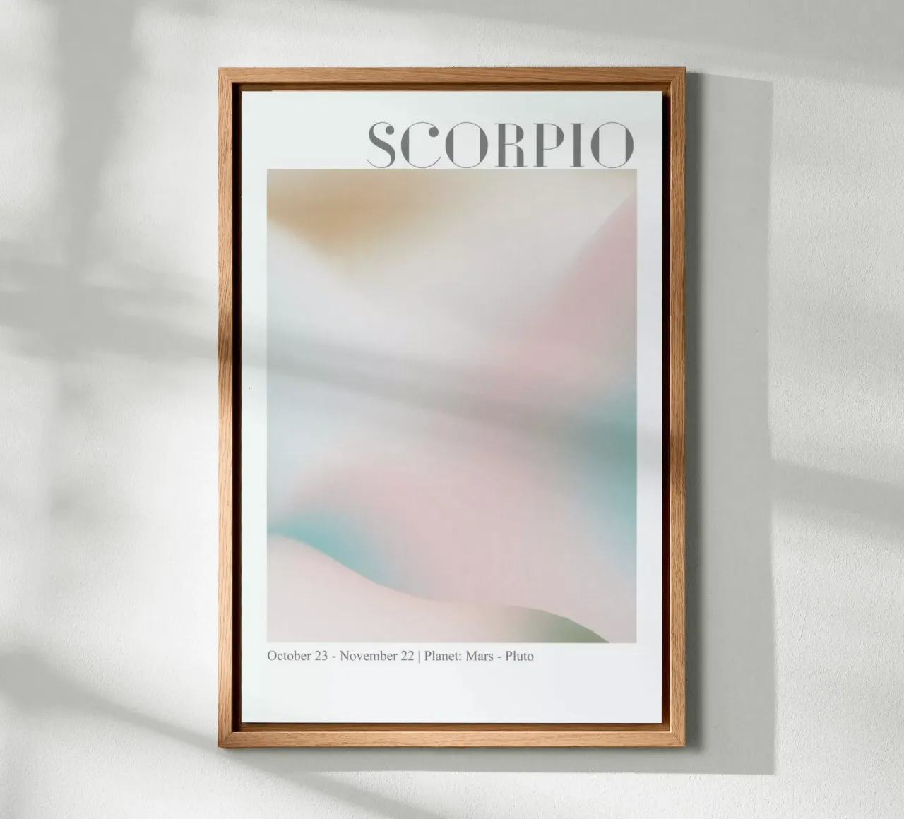 Scorpio Abstract Aura alluminio dibond da cafelab
