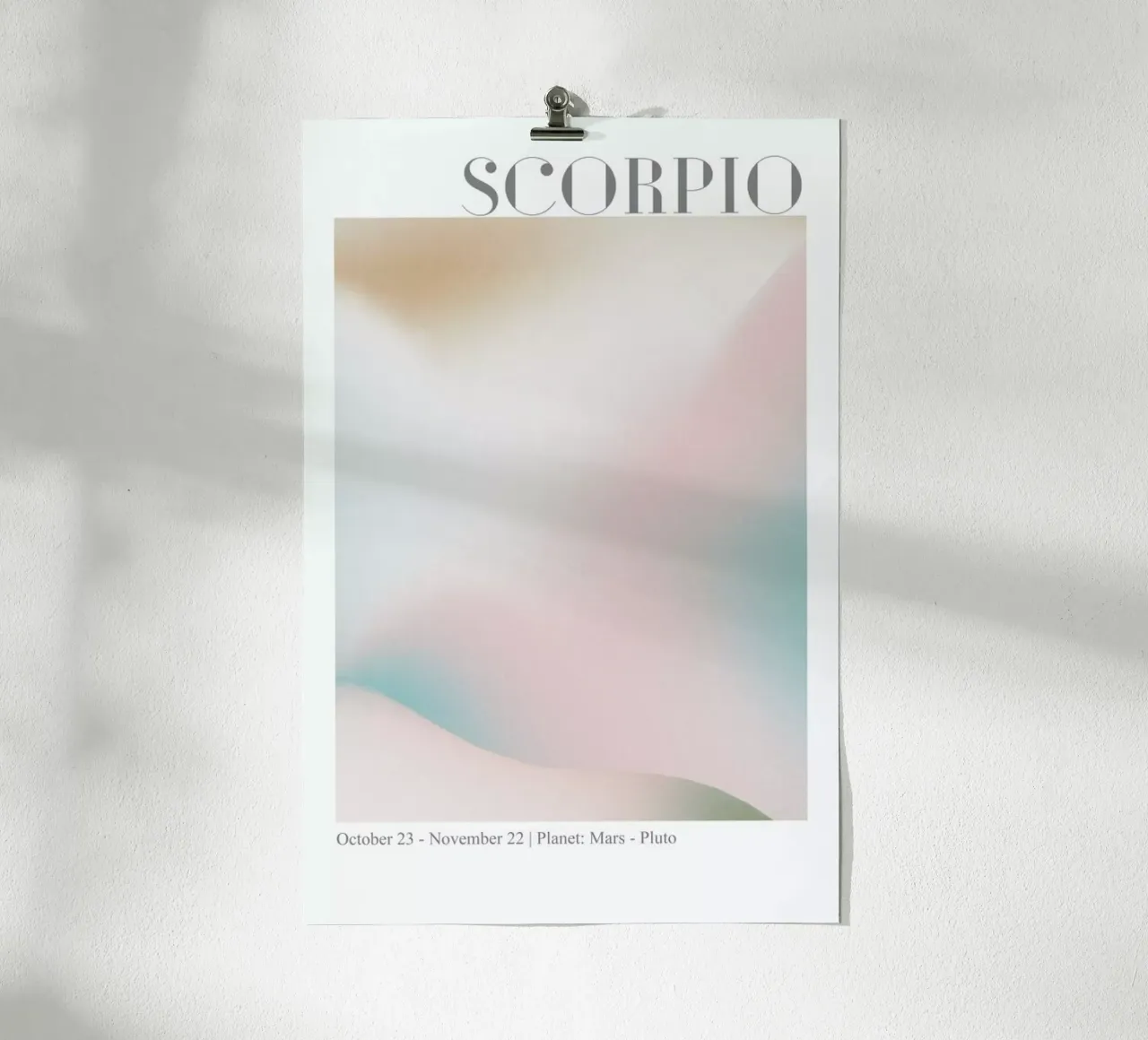 Scorpio Abstract Aura carta hahnemühle da cafelab