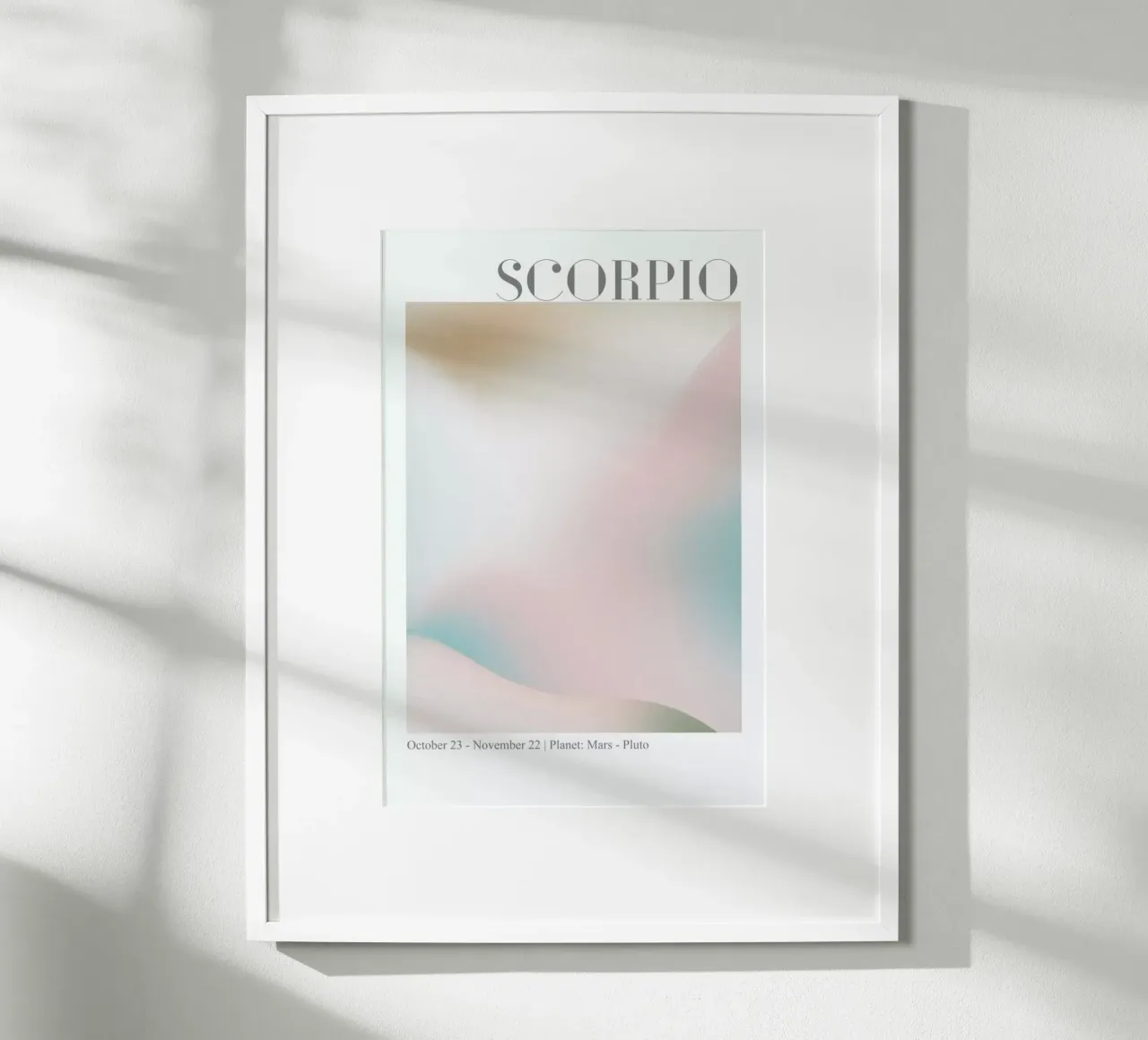 Scorpio Abstract Aura carta hahnemühle da cafelab