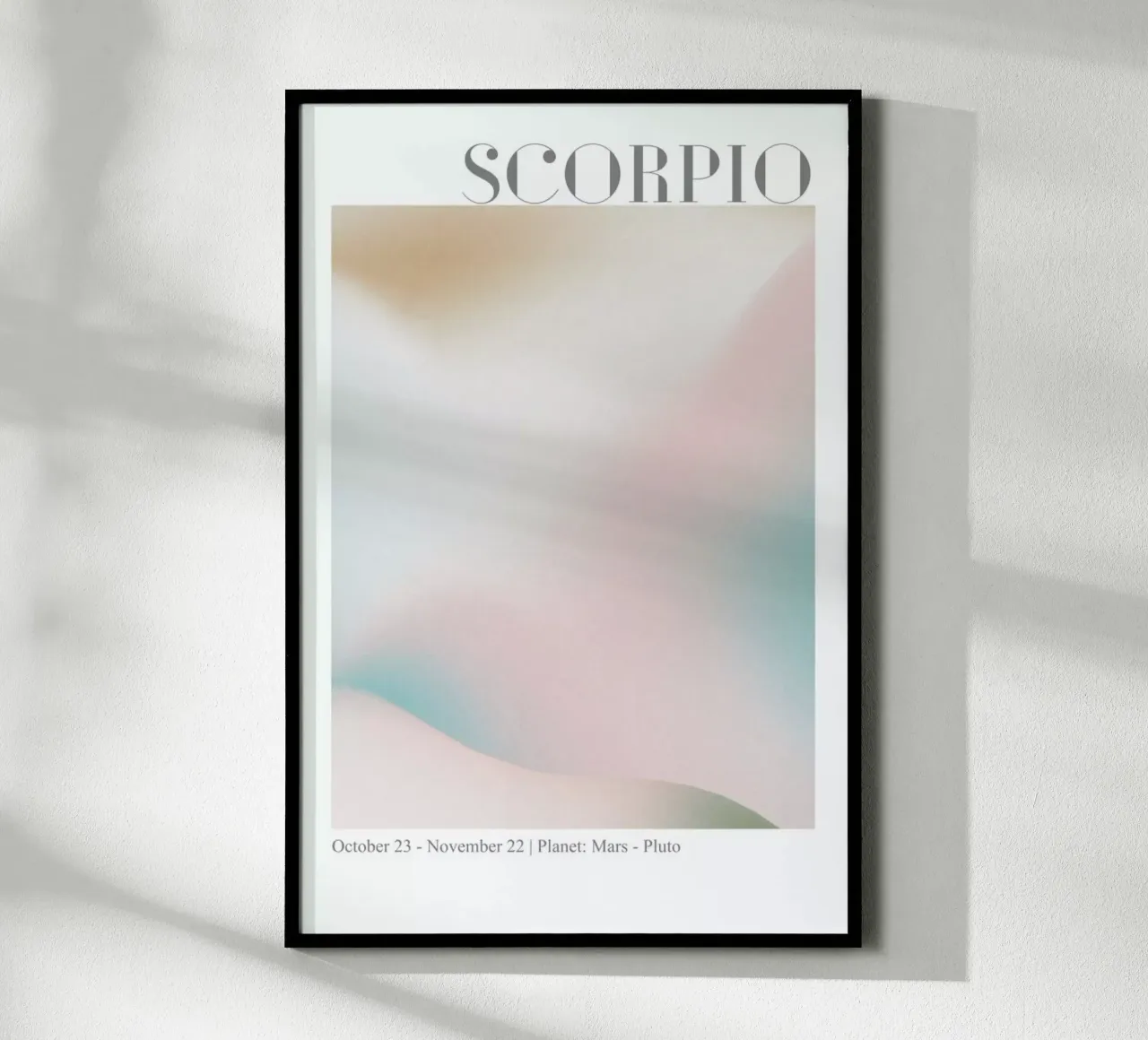 Scorpio Abstract Aura carta hahnemühle da cafelab
