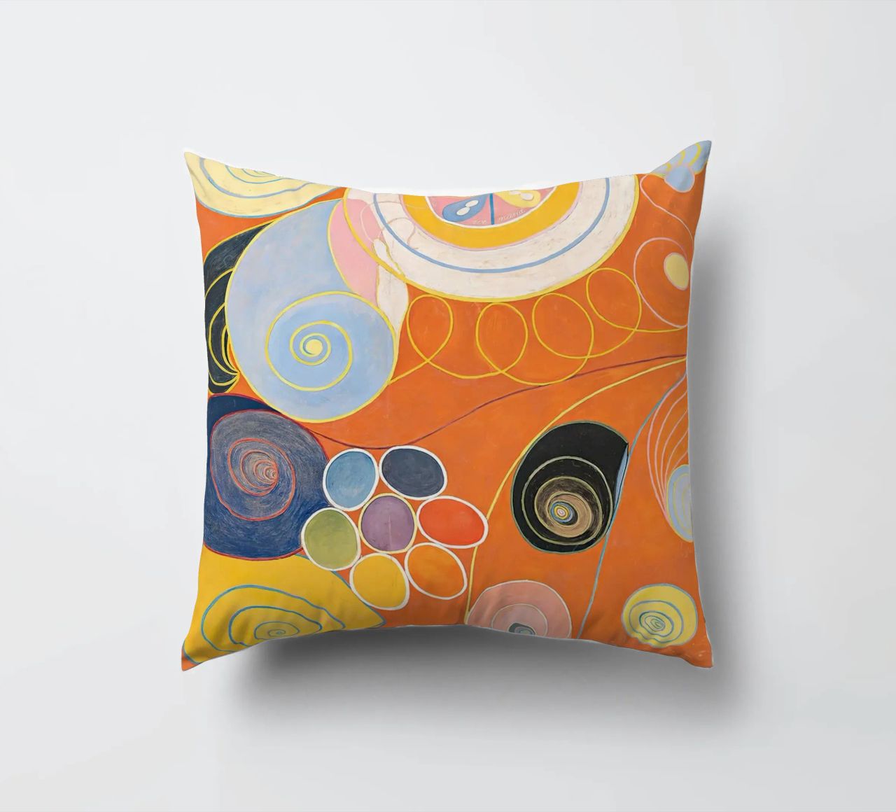 Hilma Af Klint - The Ten Largest (No.3) decorative cushion by Mirei Aguerro
