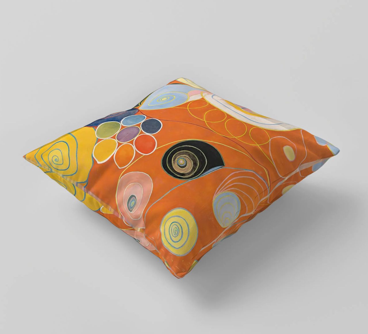 Hilma Af Klint - The Ten Largest (No.3) decorative cushion by Mirei Aguerro