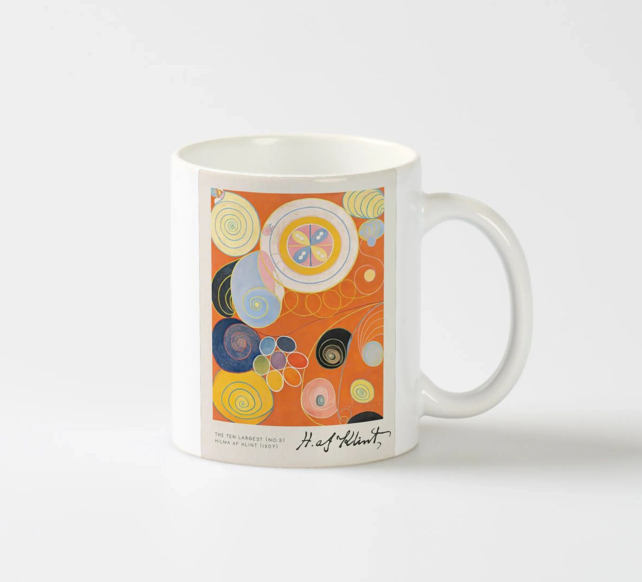 Hilma Af Klint - I dieci più grandi (n. 3) tazza in ceramica da Mirei Aguerro