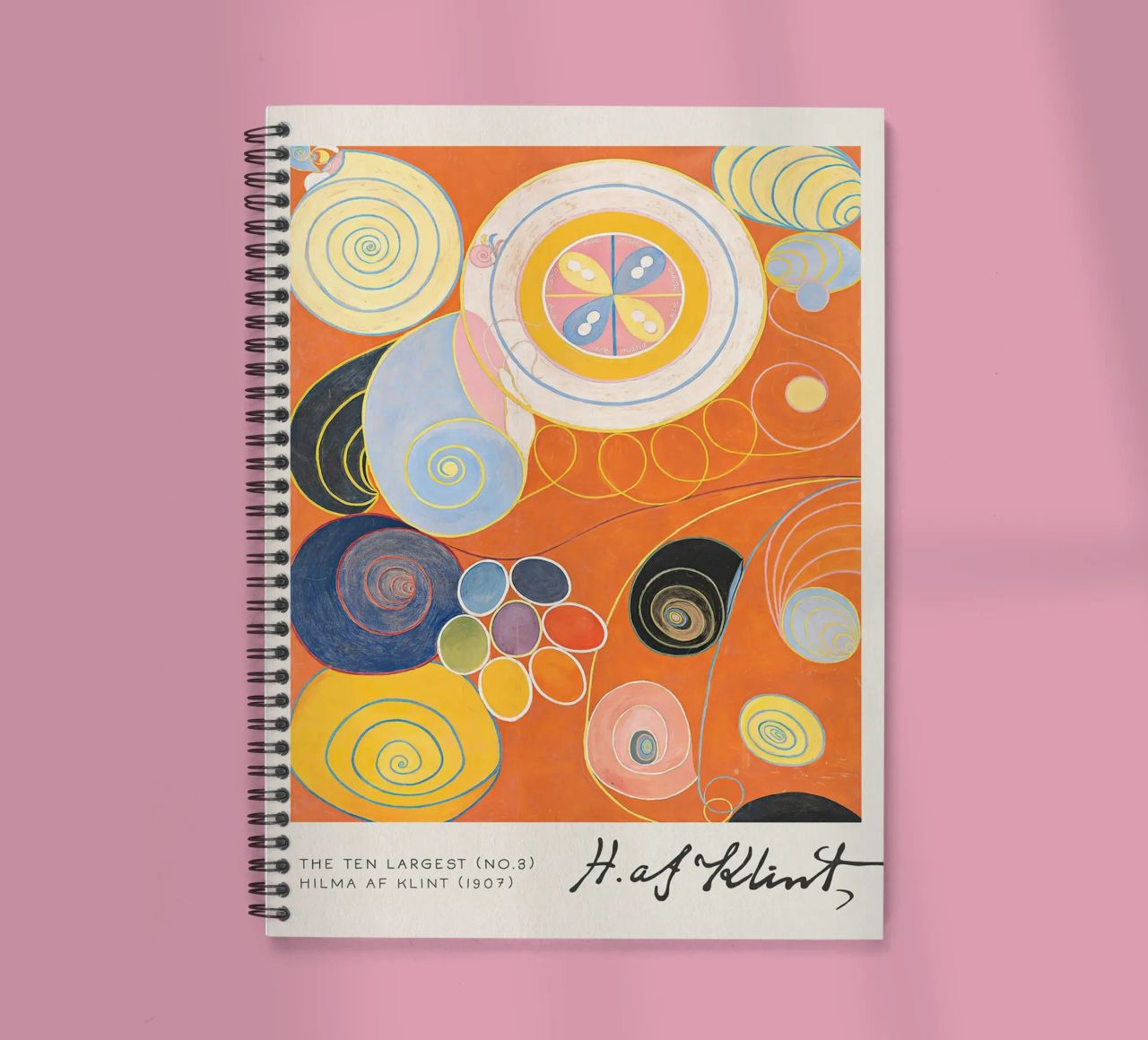 Hilma Af Klint - The Ten Largest (No.3) spiral notebook by Mirei Aguerro