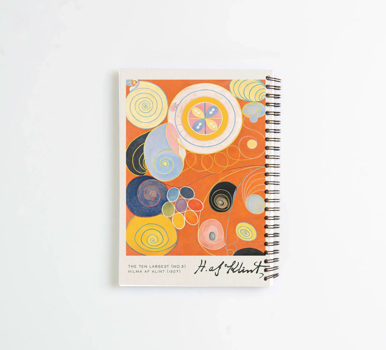 Hilma Af Klint - The Ten Largest (No.3) spiral notebook by Mirei Aguerro