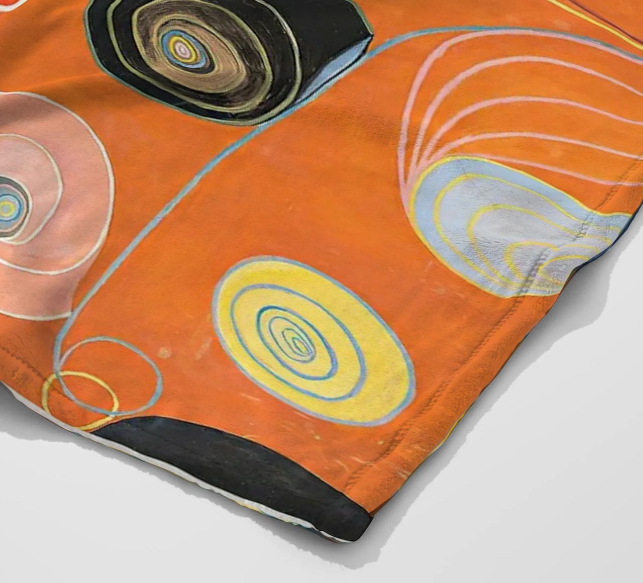 Hilma Af Klint - The Ten Largest (No.3) fleece blanket by Mirei Aguerro